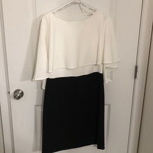 Calvin Klein cape dress